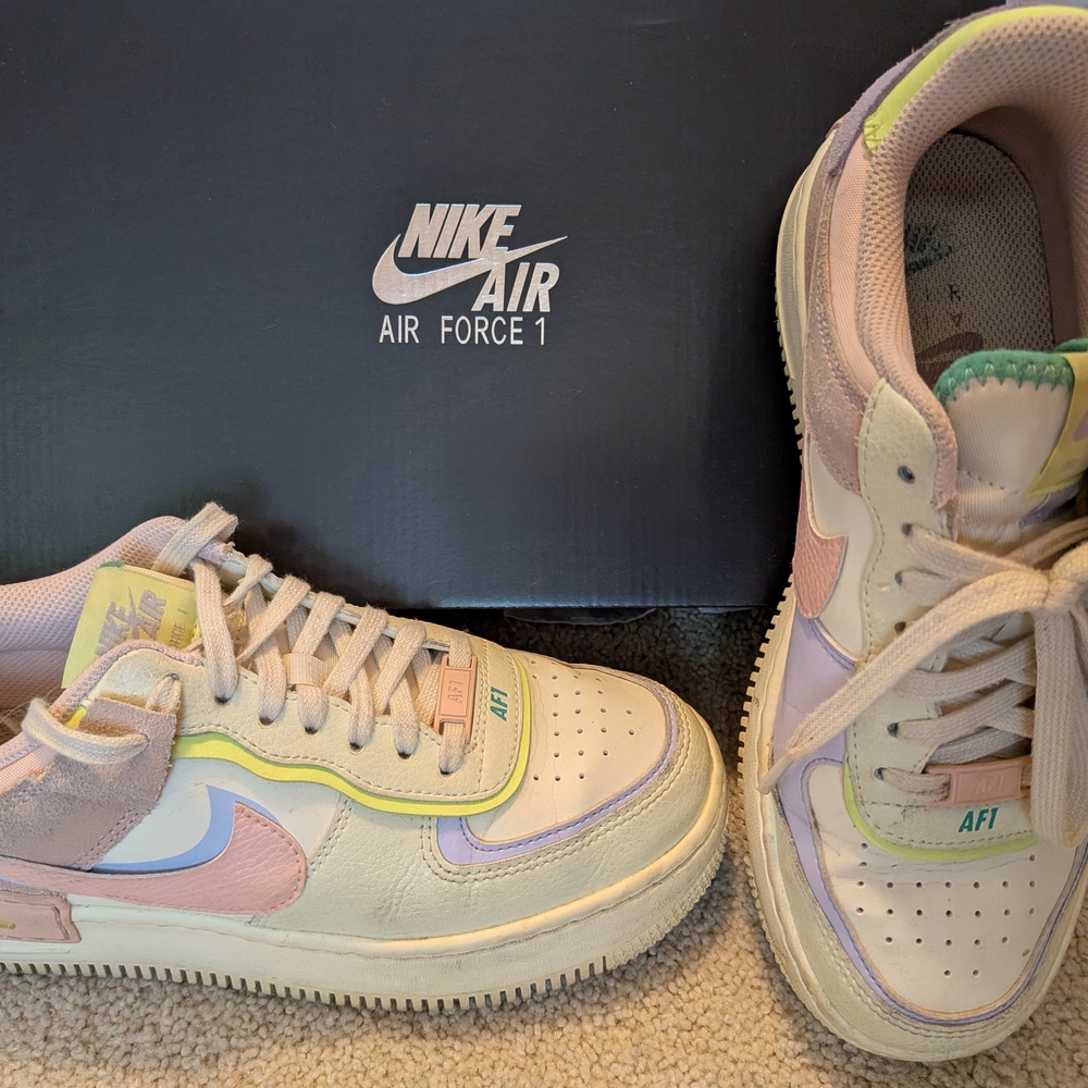 Nike Air Force 1 Pastel Multi-Color Sneakers